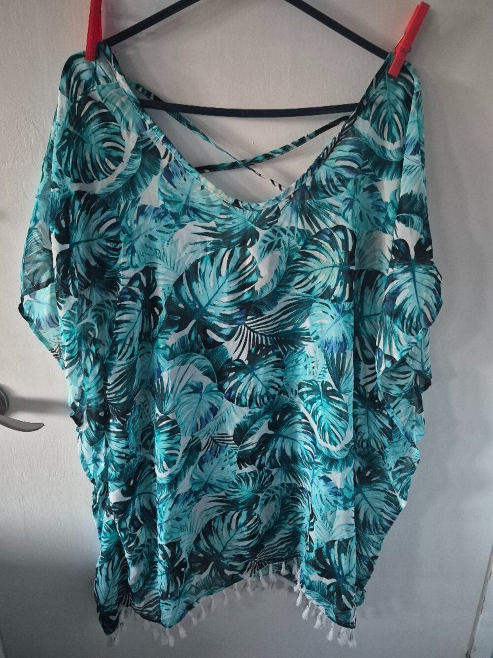 Tropical beach cover up